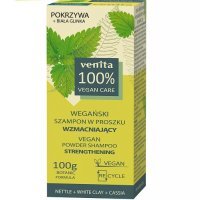 VENITA VEGAN CARE Wegański szampon w proszku wzmacniający POKRZYWA 100 g
