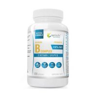 Wish Pharmaceutical Witamina B Complex 200% RWS + Prebiotyk, 120 kaps.