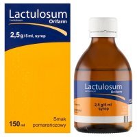 LACTULOSUM Orifarm syrop 2,5 g/5ml 150 ml