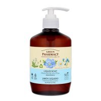 GREEN PHARMACY Mydło w płynie Rumianek i Olej Lniany 460 ml