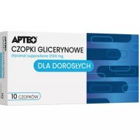 CZOPKI glicerynowe dla dorosłych APTEO 10 sztuk
