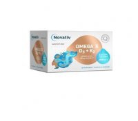 NOVATIV Omega 3 D3+K2  60 kapsułek