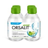 ORSALIT DRINK płyn o smaku jabłkowym 4 x 200 ml