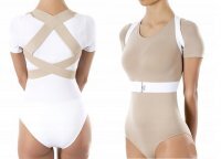 PANI TERESA Pas barkowy prostujący cielisty L 1 sztuka