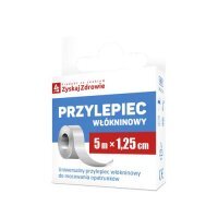 PRZYLEPIEC włókninowy 5 m x 1,25 cm  ZYSKAJ ZDROWIE