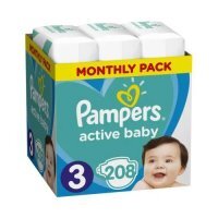 Pampers Active Baby rozmiar 3, 208 pieluszek