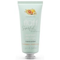 FLUFF SUPERFOOD Sorbet do rąk, Pomarańcza i Wanilia, 50 ml