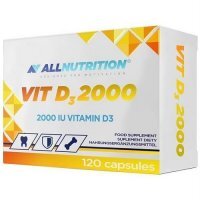 ALLNUTRITION Witamina D3 2000 120 kapsułek