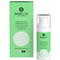 BASICLAB Lekka emulsja normalizująca 3% kompleks komórek macierzystych z noni, 1% glicyryzyny 50 ml