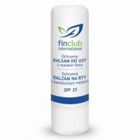 FinClub Ochronny balsam do ust z masłem Shea SPF25, 4,8 g