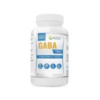 WISH Pharmaceutical GABA 750 mg, 60 kaps.