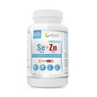 Wish Pharmaceutical Selen 200mcg + Cynk 15mg + Prebiotyk, 120 kaps.