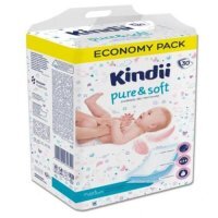 KINDII Podkłady jednorazowe Pure & Soft 60 cm x 40 cm 30 sztuk