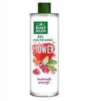 BIAŁY JELEŃ SHOWER POWER Żel pod prysznic Malinowy 400ml