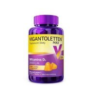 VIGANTOLETTEN MAX Witamina D 2000 j.m. 60 żelek o smaku cytrynowym