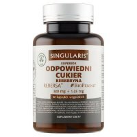 SINGULARIS SUPERIOR Odpowiedni Cukier Berberyna 60 kapsułek
