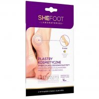 SHEFOOT LABORATORIES Plastry kosmetyczne na zrogowaciałe pięty 6 sztuk