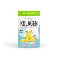 INTENSON Kolagen o smaku ananasowym + kwas hialuronowy + Witamina C 60 g