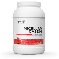 OSTROVIT Micellar Casein 700 g Kazeina micelarna o smaku truskawkowym