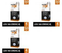 MAXIGRA MAX 50 mg 4 tabletki, X 3   lek na erekcję