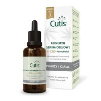 CUTIS KONOPNE Serum olejowe CBD 50 ml + CUTIS pomadka odżywcza