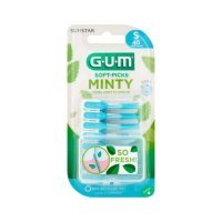 SUNSTAR GUM Soft-Picks Comfort Flex czyściki międzyzębowe miętowe małe (669)