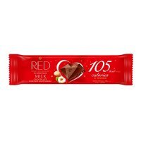 RED Delight Czekolada mleczna z orzechami i laskowymi i orzechami makadamia 26 g