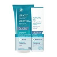DUCRAY KERACNYL PP+ krem przeciw niedoskonałościom 30 ml + DUCRAY Żel 200 ml