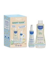 MUSTELA BEBE ZESTAW BABY HAIR delikatny szampon 500 ml + spray ułatwiający rozczesywanie 200 ml