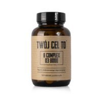B COMPLEX D3 8000IU 120 tabletek TWÓJ CEL TO: Wsparcie układu nerwowego i odpornościowego