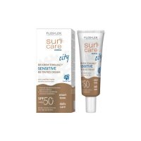FLOSLEK SUN CARE DERMA CITY BB Krem tonujący Sensitive SPF50 30 ml