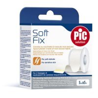 PIC SOFT FIX plaster nietkany na szpul 5m x 5cm 1 sztuka