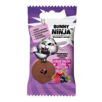 BUNNY NINJA Przekąska owocowa o smaku jabłko - malina - czarna porzeczka 15 g
