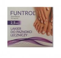 FUNTROL lakier do paznokci leczniczy 50 mg/ml  2,5 ml