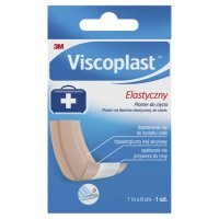 VISCOPLAST ELASTYCZNY plaster do cięcia 1 m x 6 cm, na rany