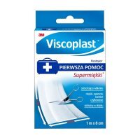 VISCOPLAST PRESTOPOR SUPERMIĘKKI plaster włókninowy do cięcia 1 m x 8 cm
