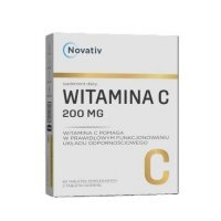 NOVATIV Witamina C 200 mg 60 tabletek