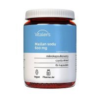 Vitalers Maślan sodu 600 mg, 60 kaps.