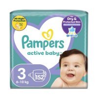 Pampers Active Baby rozmiar 3, 152 pieluszek
