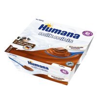HUMANA Deserek mleczny o smaku czekoladowym po 10. miesiącu 4 x 100 g
