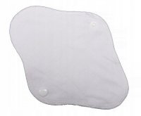 WILD NATURE Wielorazowa wkładka higieniczna Biała, bawełna