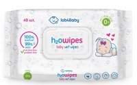 H2O WIPES BABY WET Chusteczki nawilżane 48 sztuk, dla dzieci i niemowląt