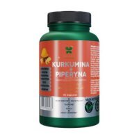 LANCO NUTRITIONS Kurkumina + Piperyna, 90 kaps.