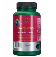 LANCO NUTRITIONS Resweratrol + Anti-Aging Combo, 90 kapsułek