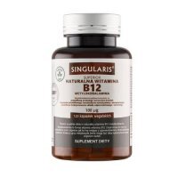 SINGULARIS SUPERIOR Naturalna Witamina B12 metylokobalamina 100 mcg 120 kapsułek