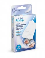ACTIVE PLAST Zestaw plastrów opatrunkowych z klejem silikonowym 10 sztuk