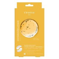 LBIOTICA PGA HYDRO FUSION + WIT.C Nawilżenie & Rozświetlenie Hydrożelowe płatki pod oczy 2 sztuki