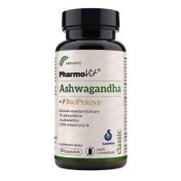 PHARMOVIT Ashwagandha + BioPerine, 90 kapsułek