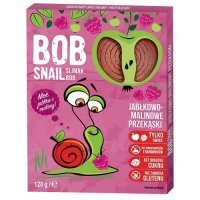 BOB SNAIL Przekąska jabłkowo-malinowa bez dodatku cukru 120 g