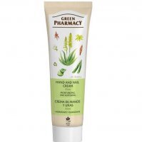GREEN PHARMACY ALOES Krem do rąk i paznokci 100 ml